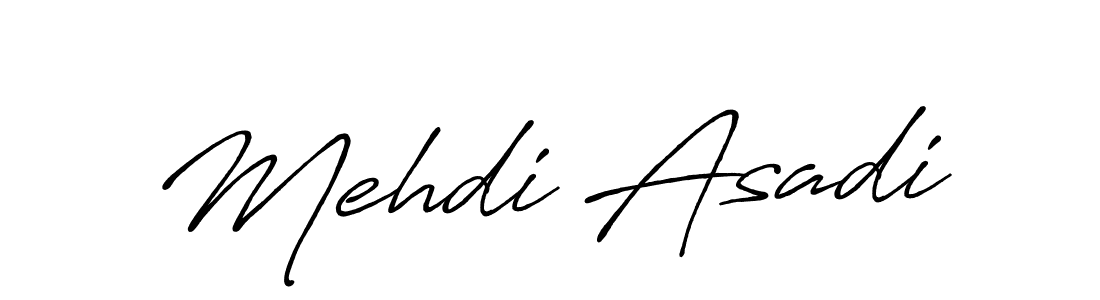 How to make Mehdi Asadi signature? Antro_Vectra_Bolder is a professional autograph style. Create handwritten signature for Mehdi Asadi name. Mehdi Asadi signature style 7 images and pictures png