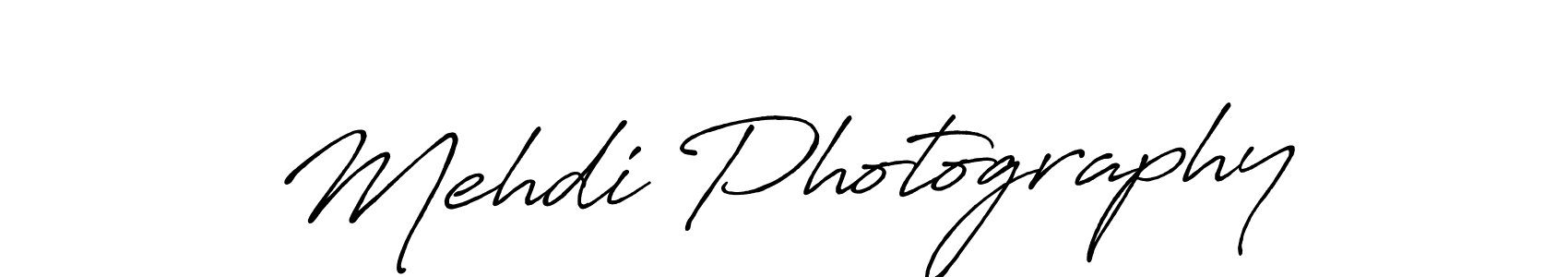 Similarly Antro_Vectra_Bolder is the best handwritten signature design. Signature creator online .You can use it as an online autograph creator for name Mehdi Photography. Mehdi Photography signature style 7 images and pictures png