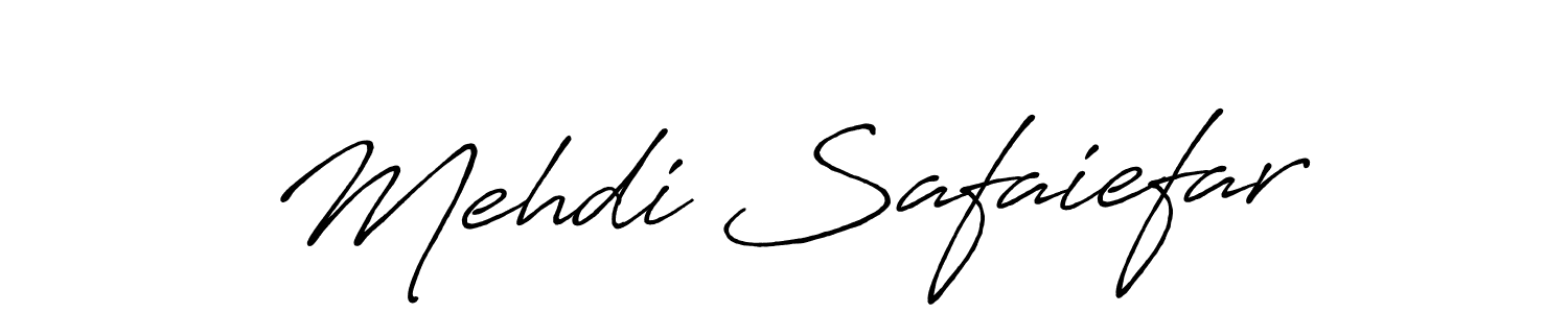 Use a signature maker to create a handwritten signature online. With this signature software, you can design (Antro_Vectra_Bolder) your own signature for name Mehdi Safaiefar. Mehdi Safaiefar signature style 7 images and pictures png