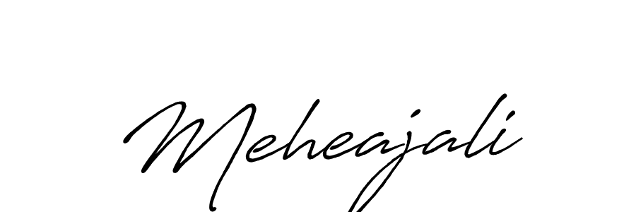 How to make Meheajali signature? Antro_Vectra_Bolder is a professional autograph style. Create handwritten signature for Meheajali name. Meheajali signature style 7 images and pictures png