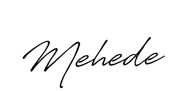 How to make Mehede signature? Antro_Vectra_Bolder is a professional autograph style. Create handwritten signature for Mehede name. Mehede signature style 7 images and pictures png