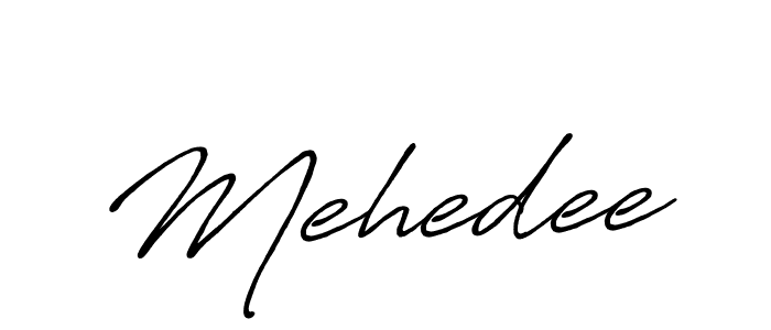 It looks lik you need a new signature style for name Mehedee. Design unique handwritten (Antro_Vectra_Bolder) signature with our free signature maker in just a few clicks. Mehedee signature style 7 images and pictures png