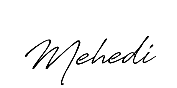 Also we have Mehedi name is the best signature style. Create professional handwritten signature collection using Antro_Vectra_Bolder autograph style. Mehedi signature style 7 images and pictures png
