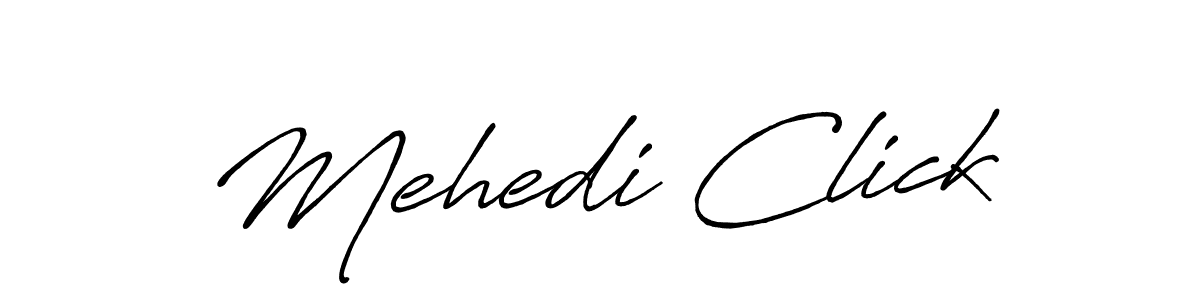 Antro_Vectra_Bolder is a professional signature style that is perfect for those who want to add a touch of class to their signature. It is also a great choice for those who want to make their signature more unique. Get Mehedi Click name to fancy signature for free. Mehedi Click signature style 7 images and pictures png