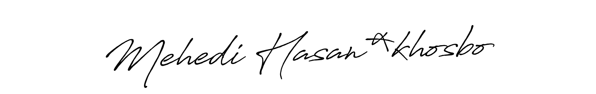 Make a beautiful signature design for name Mehedi Hasan*khosbo. Use this online signature maker to create a handwritten signature for free. Mehedi Hasan*khosbo signature style 7 images and pictures png