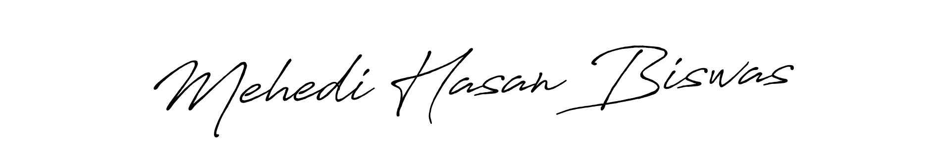 Design your own signature with our free online signature maker. With this signature software, you can create a handwritten (Antro_Vectra_Bolder) signature for name Mehedi Hasan Biswas. Mehedi Hasan Biswas signature style 7 images and pictures png