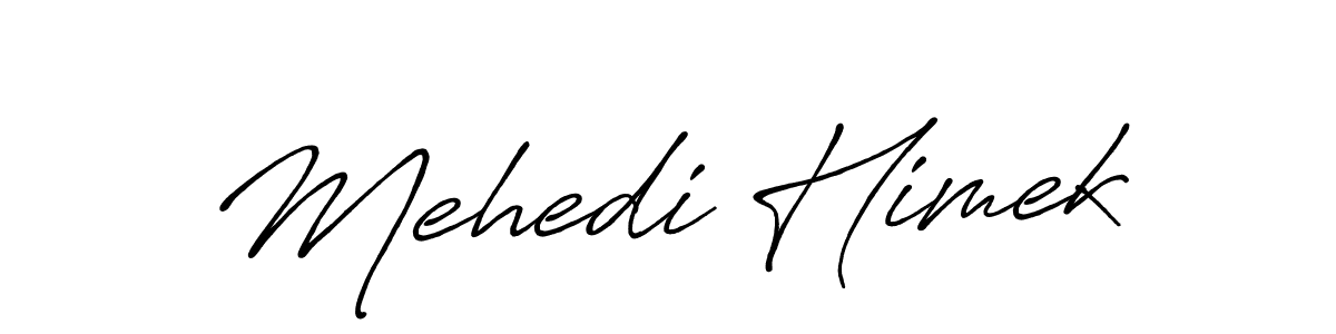 The best way (Antro_Vectra_Bolder) to make a short signature is to pick only two or three words in your name. The name Mehedi Himek include a total of six letters. For converting this name. Mehedi Himek signature style 7 images and pictures png