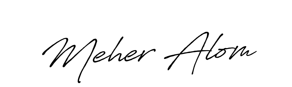 This is the best signature style for the Meher Alom name. Also you like these signature font (Antro_Vectra_Bolder). Mix name signature. Meher Alom signature style 7 images and pictures png