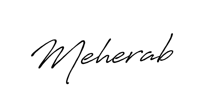 if you are searching for the best signature style for your name Meherab. so please give up your signature search. here we have designed multiple signature styles  using Antro_Vectra_Bolder. Meherab signature style 7 images and pictures png