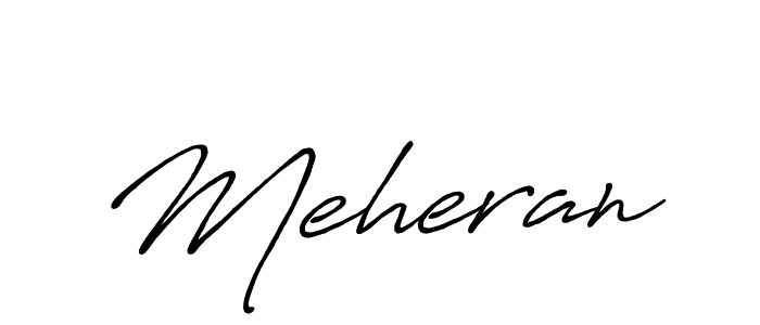 Create a beautiful signature design for name Meheran. With this signature (Antro_Vectra_Bolder) fonts, you can make a handwritten signature for free. Meheran signature style 7 images and pictures png