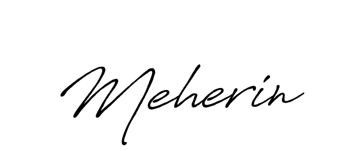Meherin stylish signature style. Best Handwritten Sign (Antro_Vectra_Bolder) for my name. Handwritten Signature Collection Ideas for my name Meherin. Meherin signature style 7 images and pictures png