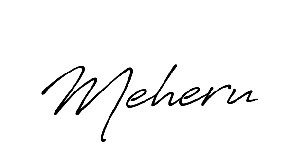 Meheru stylish signature style. Best Handwritten Sign (Antro_Vectra_Bolder) for my name. Handwritten Signature Collection Ideas for my name Meheru. Meheru signature style 7 images and pictures png