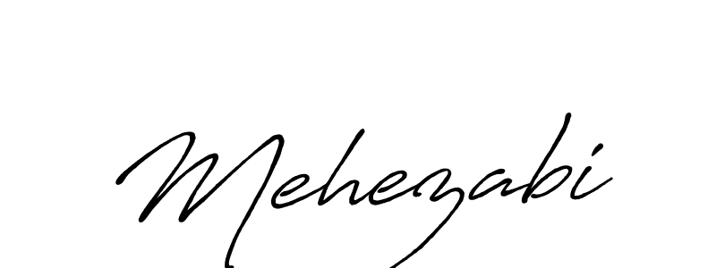It looks lik you need a new signature style for name Mehezabi. Design unique handwritten (Antro_Vectra_Bolder) signature with our free signature maker in just a few clicks. Mehezabi signature style 7 images and pictures png