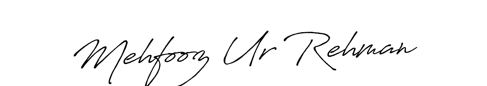 You should practise on your own different ways (Antro_Vectra_Bolder) to write your name (Mehfooz Ur Rehman) in signature. don't let someone else do it for you. Mehfooz Ur Rehman signature style 7 images and pictures png