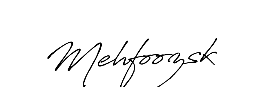 This is the best signature style for the Mehfoozsk name. Also you like these signature font (Antro_Vectra_Bolder). Mix name signature. Mehfoozsk signature style 7 images and pictures png