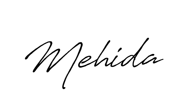 Create a beautiful signature design for name Mehida. With this signature (Antro_Vectra_Bolder) fonts, you can make a handwritten signature for free. Mehida signature style 7 images and pictures png