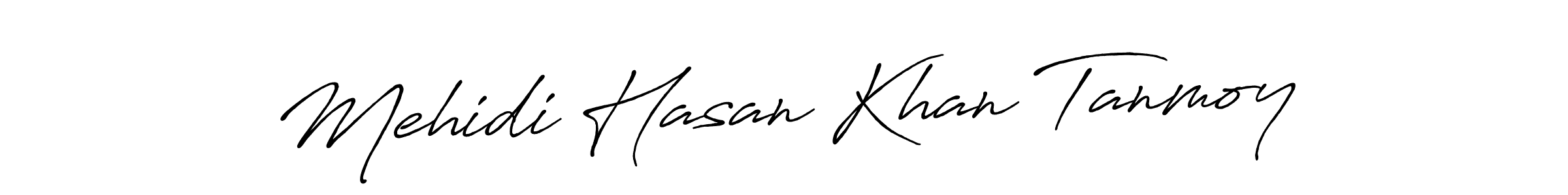 Design your own signature with our free online signature maker. With this signature software, you can create a handwritten (Antro_Vectra_Bolder) signature for name Mehidi Hasan Khan Tanmoy. Mehidi Hasan Khan Tanmoy signature style 7 images and pictures png