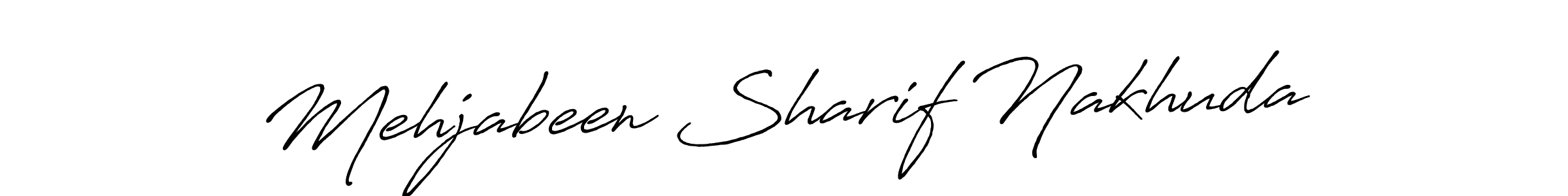Once you've used our free online signature maker to create your best signature Antro_Vectra_Bolder style, it's time to enjoy all of the benefits that Mehjabeen Sharif Nakhuda name signing documents. Mehjabeen Sharif Nakhuda signature style 7 images and pictures png