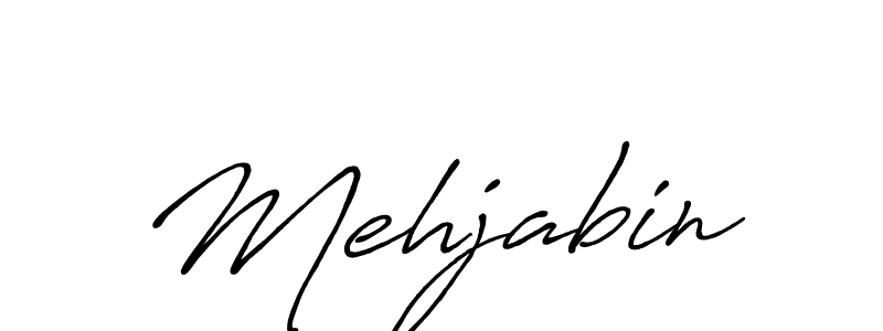 if you are searching for the best signature style for your name Mehjabin. so please give up your signature search. here we have designed multiple signature styles  using Antro_Vectra_Bolder. Mehjabin signature style 7 images and pictures png