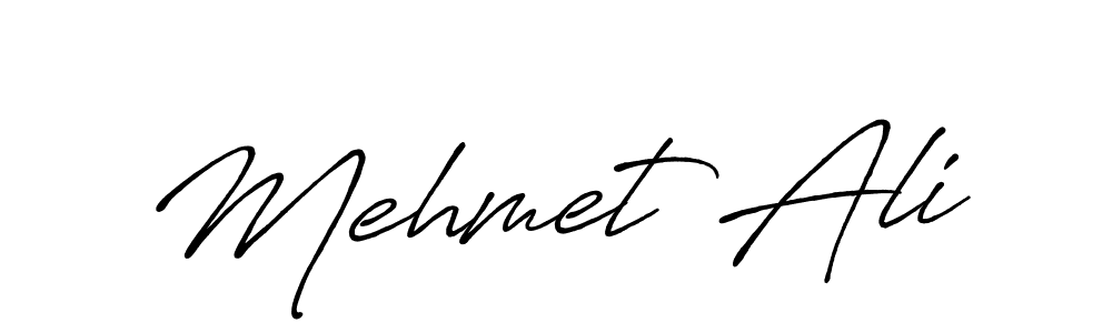 Mehmet Ali stylish signature style. Best Handwritten Sign (Antro_Vectra_Bolder) for my name. Handwritten Signature Collection Ideas for my name Mehmet Ali. Mehmet Ali signature style 7 images and pictures png