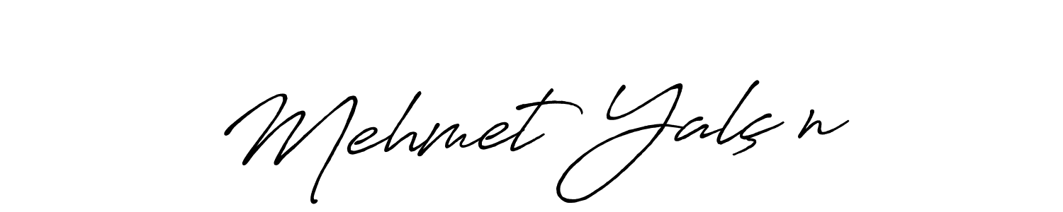Also You can easily find your signature by using the search form. We will create Mehmet Yalçın name handwritten signature images for you free of cost using Antro_Vectra_Bolder sign style. Mehmet Yalçın signature style 7 images and pictures png