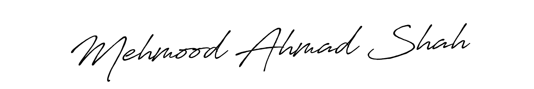 Mehmood Ahmad Shah stylish signature style. Best Handwritten Sign (Antro_Vectra_Bolder) for my name. Handwritten Signature Collection Ideas for my name Mehmood Ahmad Shah. Mehmood Ahmad Shah signature style 7 images and pictures png