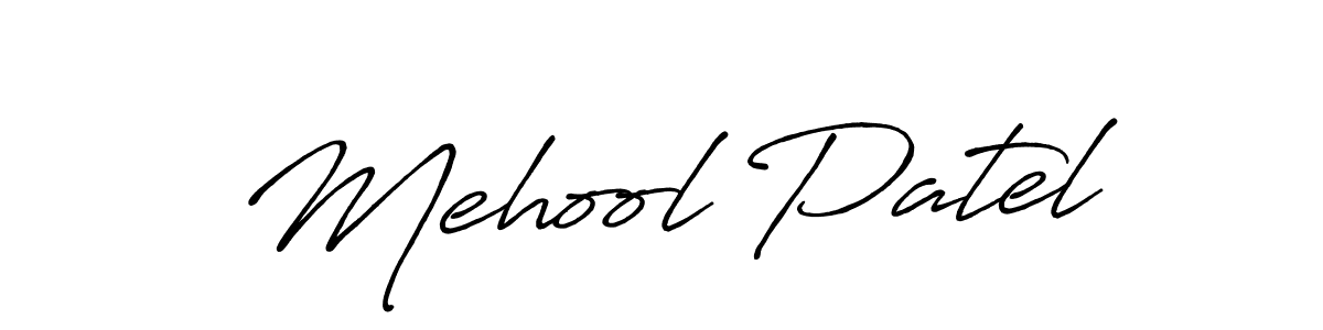 This is the best signature style for the Mehool Patel name. Also you like these signature font (Antro_Vectra_Bolder). Mix name signature. Mehool Patel signature style 7 images and pictures png