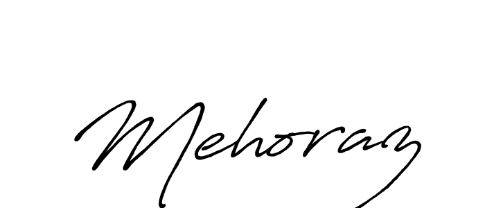 Mehoraz stylish signature style. Best Handwritten Sign (Antro_Vectra_Bolder) for my name. Handwritten Signature Collection Ideas for my name Mehoraz. Mehoraz signature style 7 images and pictures png