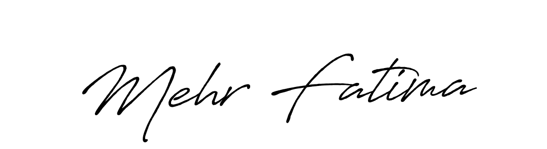 Also we have Mehr Fatima name is the best signature style. Create professional handwritten signature collection using Antro_Vectra_Bolder autograph style. Mehr Fatima signature style 7 images and pictures png