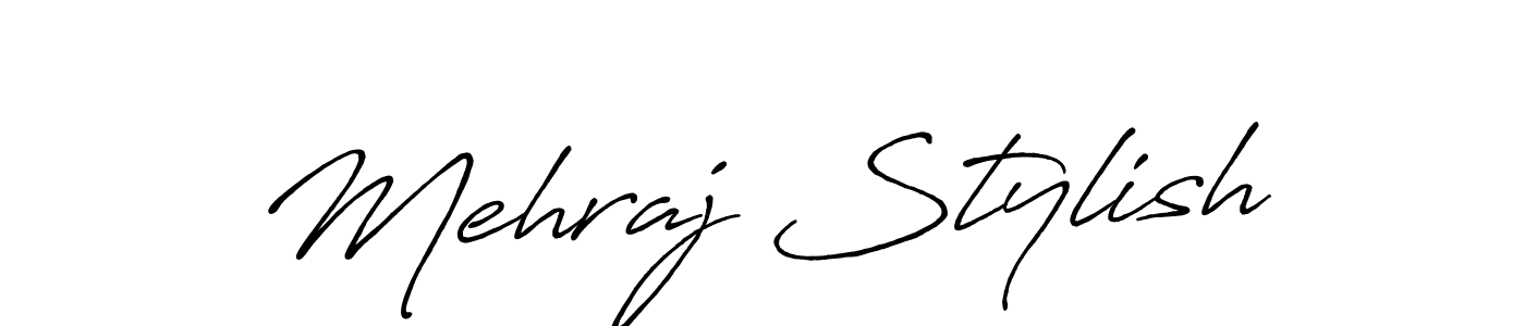 How to make Mehraj Stylish signature? Antro_Vectra_Bolder is a professional autograph style. Create handwritten signature for Mehraj Stylish name. Mehraj Stylish signature style 7 images and pictures png