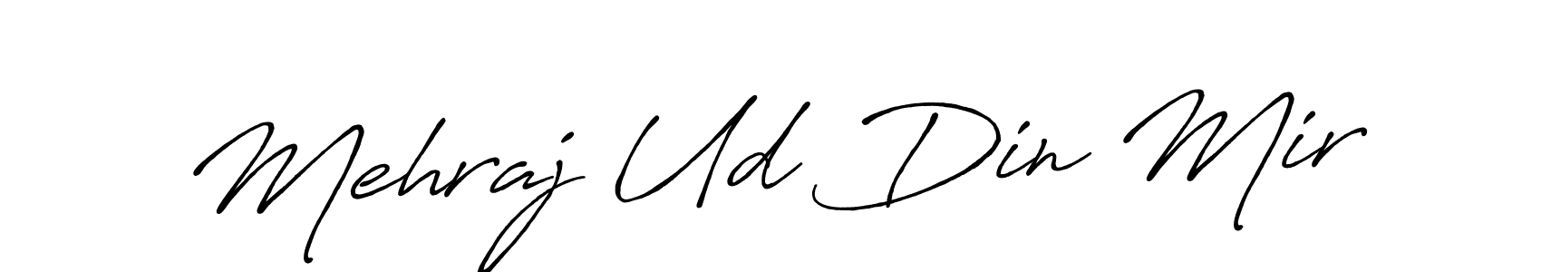 This is the best signature style for the Mehraj Ud Din Mir name. Also you like these signature font (Antro_Vectra_Bolder). Mix name signature. Mehraj Ud Din Mir signature style 7 images and pictures png