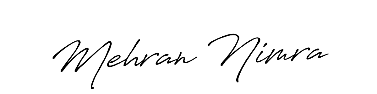 Also You can easily find your signature by using the search form. We will create Mehran Nimra name handwritten signature images for you free of cost using Antro_Vectra_Bolder sign style. Mehran Nimra signature style 7 images and pictures png