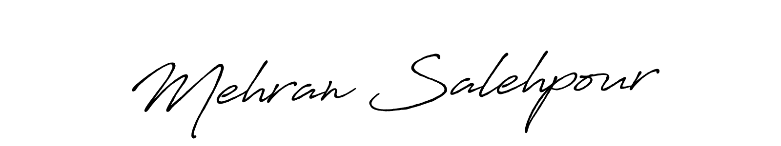 Mehran Salehpour stylish signature style. Best Handwritten Sign (Antro_Vectra_Bolder) for my name. Handwritten Signature Collection Ideas for my name Mehran Salehpour. Mehran Salehpour signature style 7 images and pictures png