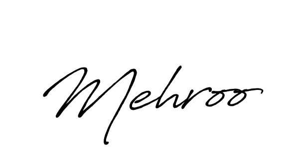 Similarly Antro_Vectra_Bolder is the best handwritten signature design. Signature creator online .You can use it as an online autograph creator for name Mehroo. Mehroo signature style 7 images and pictures png