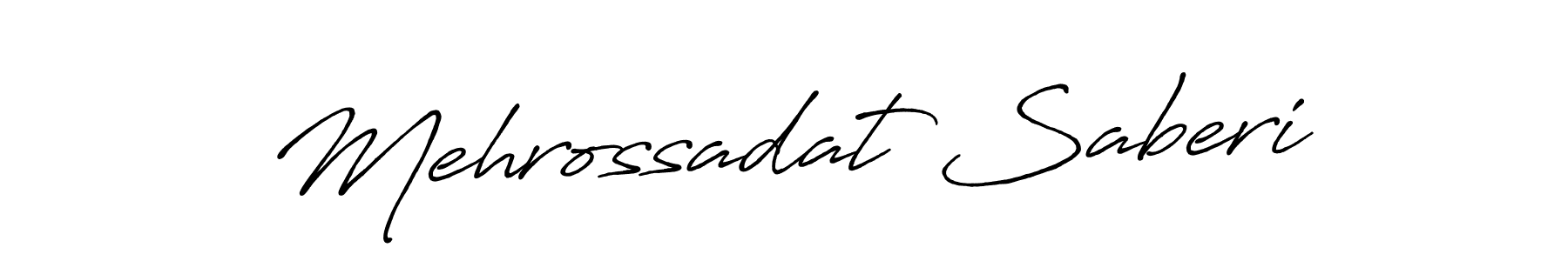 The best way (Antro_Vectra_Bolder) to make a short signature is to pick only two or three words in your name. The name Mehrossadat Saberi include a total of six letters. For converting this name. Mehrossadat Saberi signature style 7 images and pictures png