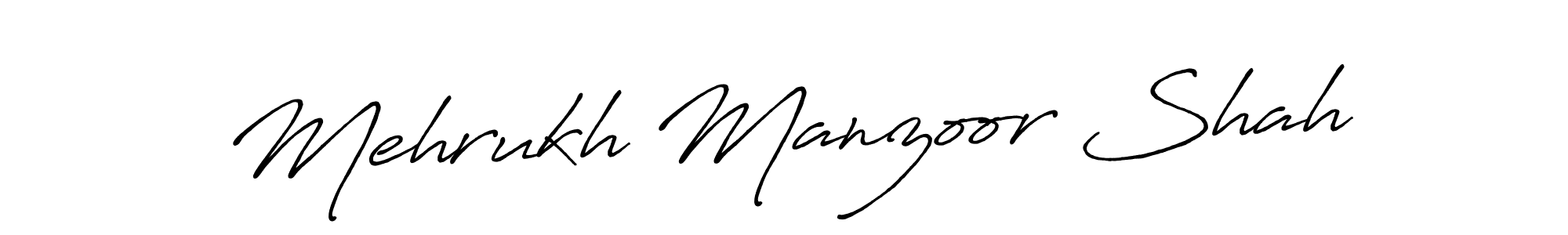 Similarly Antro_Vectra_Bolder is the best handwritten signature design. Signature creator online .You can use it as an online autograph creator for name Mehrukh Manzoor Shah. Mehrukh Manzoor Shah signature style 7 images and pictures png