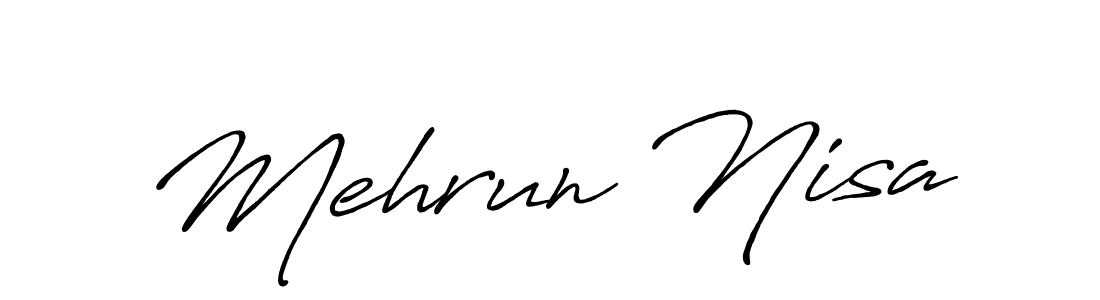 Here are the top 10 professional signature styles for the name Mehrun Nisa. These are the best autograph styles you can use for your name. Mehrun Nisa signature style 7 images and pictures png