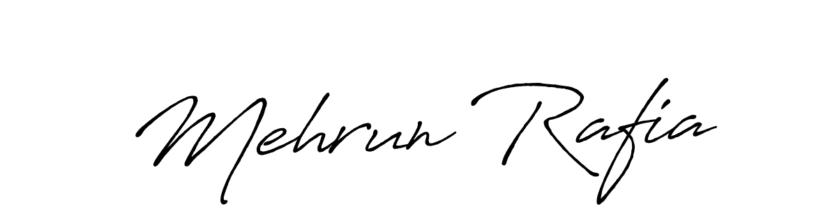 Here are the top 10 professional signature styles for the name Mehrun Rafia. These are the best autograph styles you can use for your name. Mehrun Rafia signature style 7 images and pictures png