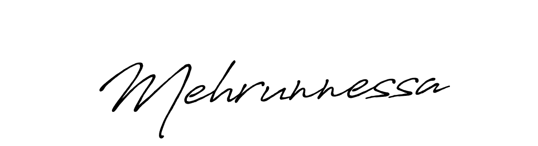 Antro_Vectra_Bolder is a professional signature style that is perfect for those who want to add a touch of class to their signature. It is also a great choice for those who want to make their signature more unique. Get Mehrunnessa name to fancy signature for free. Mehrunnessa signature style 7 images and pictures png