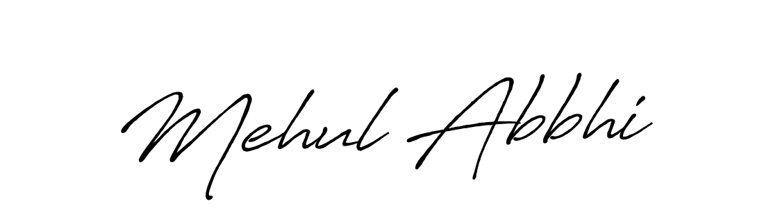 Here are the top 10 professional signature styles for the name Mehul Abbhi. These are the best autograph styles you can use for your name. Mehul Abbhi signature style 7 images and pictures png