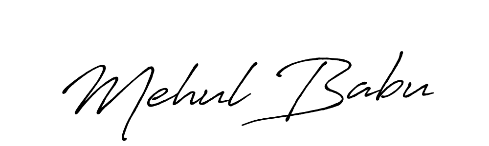 Also You can easily find your signature by using the search form. We will create Mehul Babu name handwritten signature images for you free of cost using Antro_Vectra_Bolder sign style. Mehul Babu signature style 7 images and pictures png