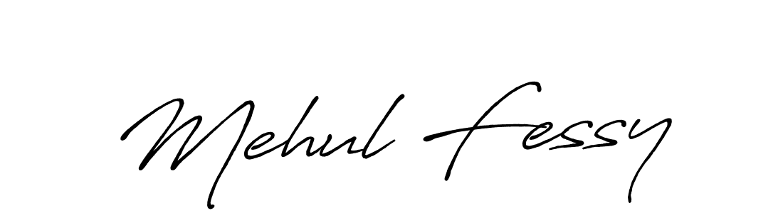 How to make Mehul Fessy signature? Antro_Vectra_Bolder is a professional autograph style. Create handwritten signature for Mehul Fessy name. Mehul Fessy signature style 7 images and pictures png