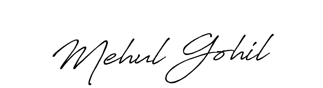 Here are the top 10 professional signature styles for the name Mehul Gohil. These are the best autograph styles you can use for your name. Mehul Gohil signature style 7 images and pictures png