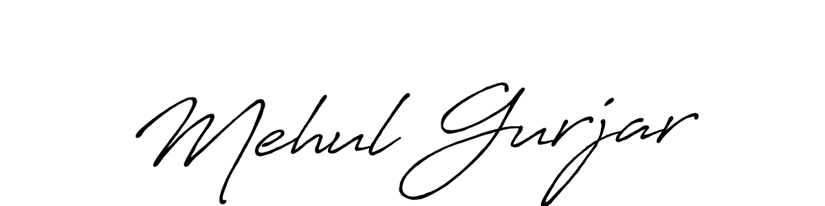 Make a beautiful signature design for name Mehul Gurjar. Use this online signature maker to create a handwritten signature for free. Mehul Gurjar signature style 7 images and pictures png