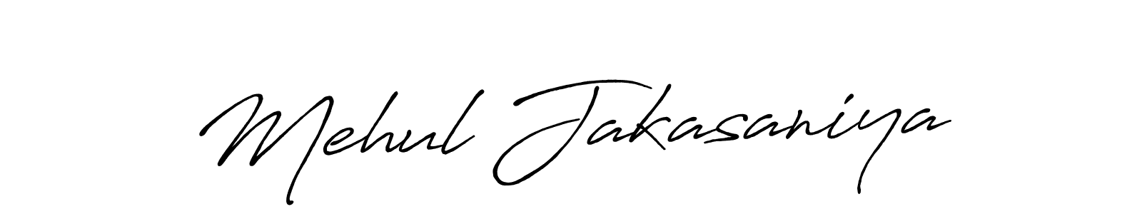 Mehul Jakasaniya stylish signature style. Best Handwritten Sign (Antro_Vectra_Bolder) for my name. Handwritten Signature Collection Ideas for my name Mehul Jakasaniya. Mehul Jakasaniya signature style 7 images and pictures png