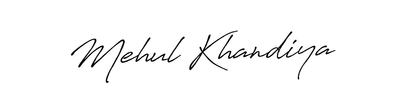 if you are searching for the best signature style for your name Mehul Khandiya. so please give up your signature search. here we have designed multiple signature styles  using Antro_Vectra_Bolder. Mehul Khandiya signature style 7 images and pictures png