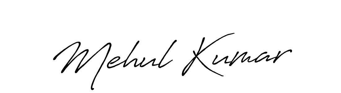 It looks lik you need a new signature style for name Mehul Kumar. Design unique handwritten (Antro_Vectra_Bolder) signature with our free signature maker in just a few clicks. Mehul Kumar signature style 7 images and pictures png