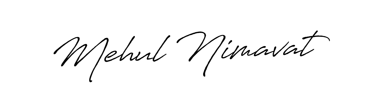 Once you've used our free online signature maker to create your best signature Antro_Vectra_Bolder style, it's time to enjoy all of the benefits that Mehul Nimavat name signing documents. Mehul Nimavat signature style 7 images and pictures png