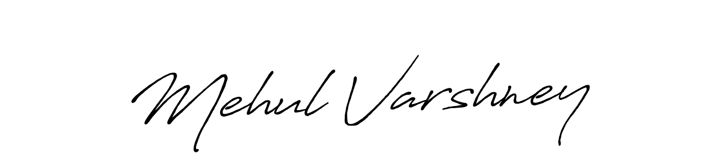 This is the best signature style for the Mehul Varshney name. Also you like these signature font (Antro_Vectra_Bolder). Mix name signature. Mehul Varshney signature style 7 images and pictures png