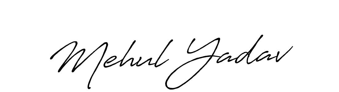 You can use this online signature creator to create a handwritten signature for the name Mehul Yadav. This is the best online autograph maker. Mehul Yadav signature style 7 images and pictures png